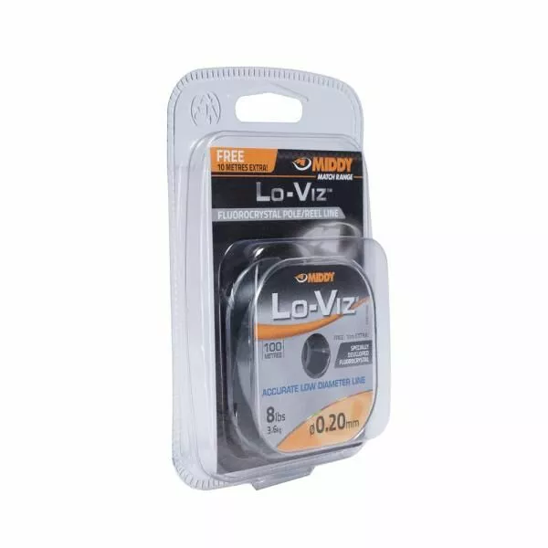 Middy Lo-Viz Fluorocrystal Line 100m 4 Middy Lo-Viz Fluorocrystal Line 100m - Afbeelding 2
