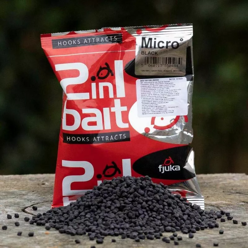 Fjuka Baits Fjuka 2in1 Micro Pellets Black 4 Fjuka Baits Fjuka 2in1 Micro Pellets Black - Afbeelding 2