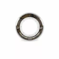 Voorpagina -Vaste hengels Verkoop 1671630Avid Outline Camo Mono Snag Leader 100m 1