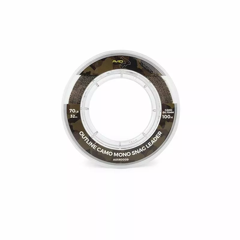 Avid Carp Avid Outline Camo Mono Snag Leader 100m 4 Avid Carp Avid Outline Camo Mono Snag Leader 100m - Afbeelding 2