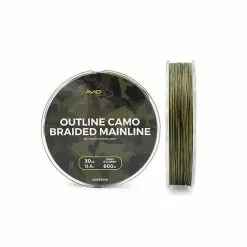 Avid Carp Avid Outline Camo Braided Mainline 30lb 600m