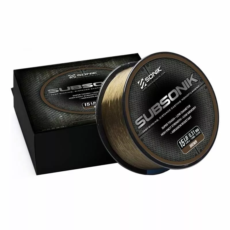 Sonik Subsonik Monofilament Brown 1200M 3 Sonik Subsonik Monofilament Brown 1200M