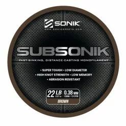 Sonik Subsonik Monofilament Brown 1200M 10 Sonik Subsonik Monofilament Brown 1200M -Vaste hengels Verkoop 2308309Sonik Subsonik Monofilament Brown 1200M 2 1