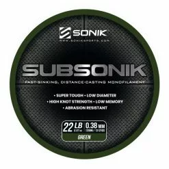 Sonik Subsonik Monofilament Green 1200M -Vaste hengels Verkoop 2308322Sonik Subsonik Monofilament Green 1200M 2 1