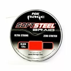 Rage Soft Steel Braid Black 125m 0.08mm - 4.95kg