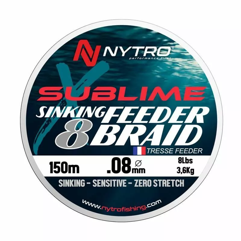 Nytro Sublime X8 Sinking Feeder Braid 3 Nytro Sublime X8 Sinking Feeder Braid